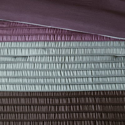  Amherst 7 Piece Comforter Set in Purple, Cal King Madison Park10-128