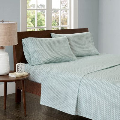  3M Microcell Print Sheet Set in Tan, Full Madison Park20-5041
